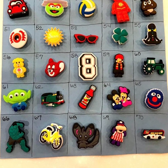 Colorful Cartoon Character Shoe Charms Set - Picture 4 of 4